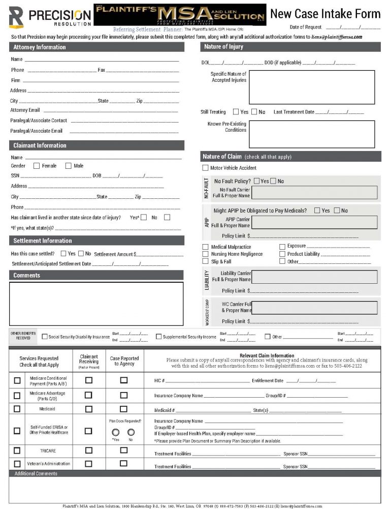 case application form