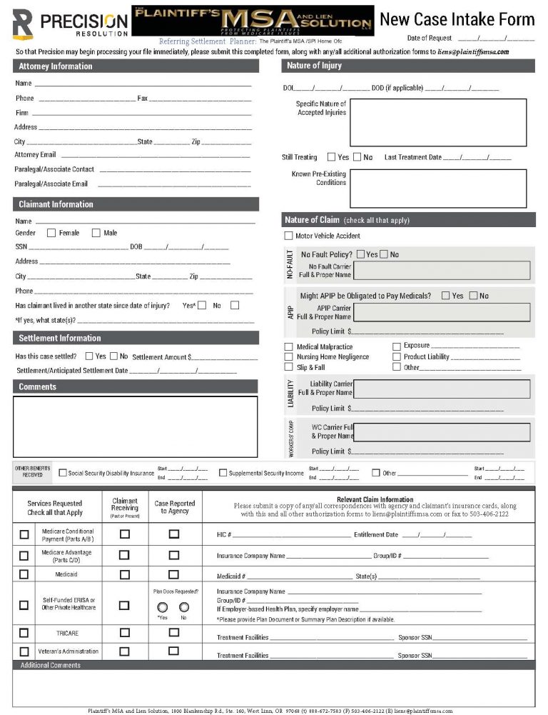 Medicaid, ERISA & Medicare Advantage Lien Resolution Service - The ...